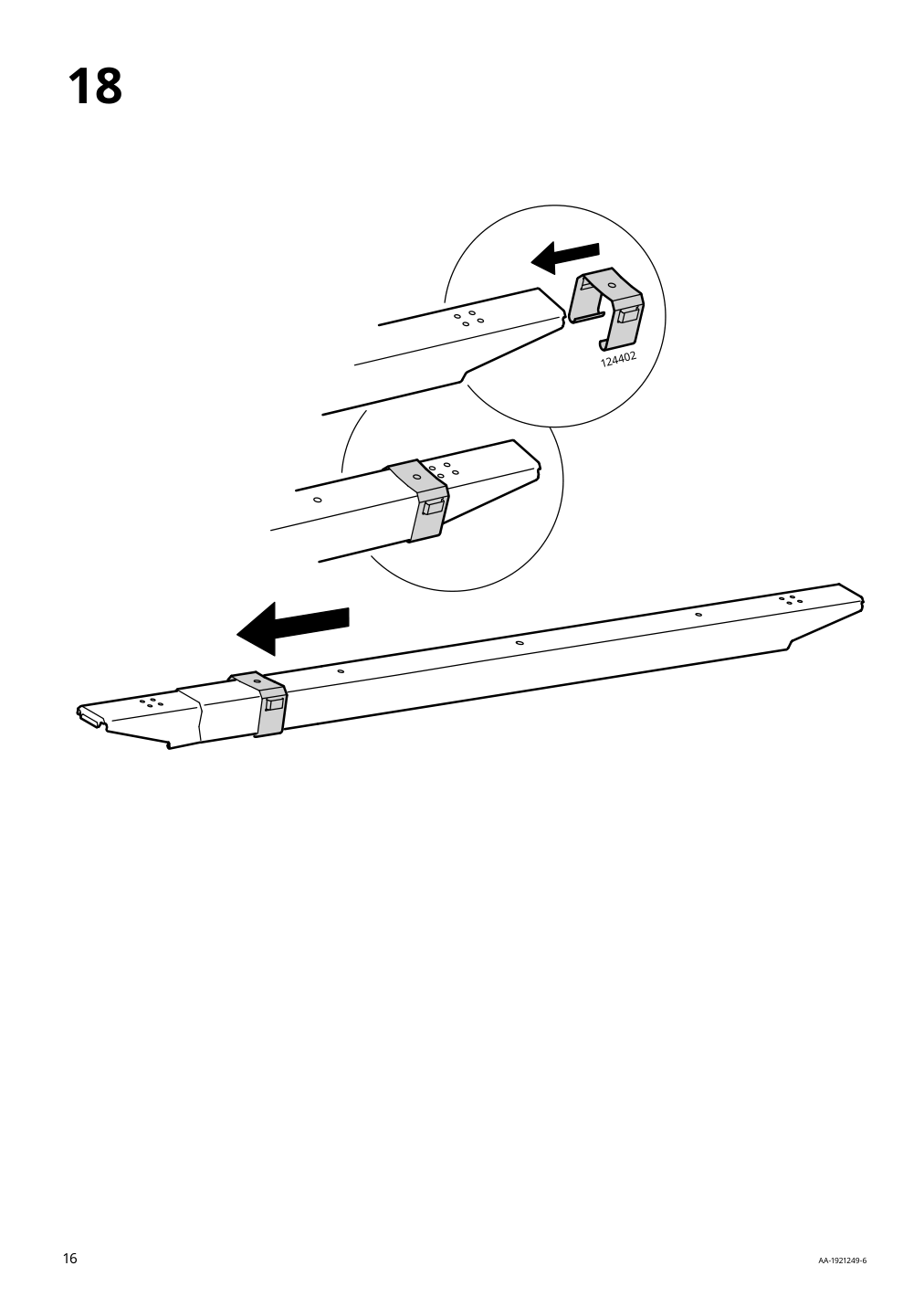 Assembly instructions for IKEA Tarva bed frame pine | Page 16 - IKEA TARVA bed frame 699.292.33