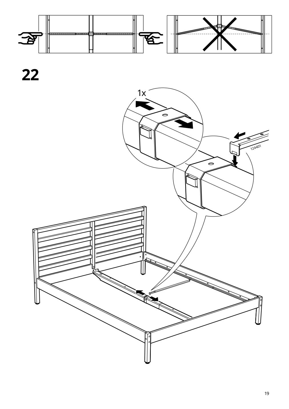 Assembly instructions for IKEA Tarva bed frame pine | Page 19 - IKEA TARVA bed frame 699.292.33