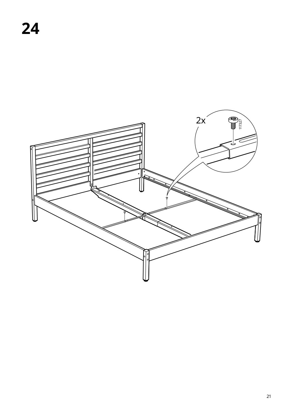 Assembly instructions for IKEA Tarva bed frame pine | Page 21 - IKEA TARVA bed frame 699.292.33