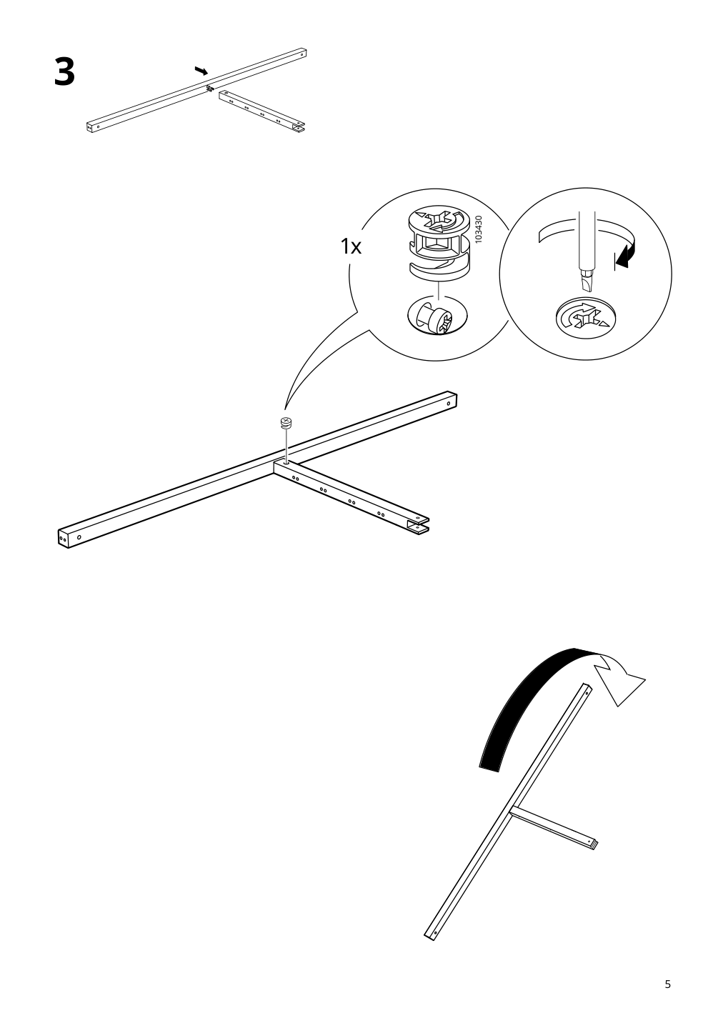 Assembly instructions for IKEA Tarva bed frame pine | Page 5 - IKEA TARVA bed frame 690.024.26