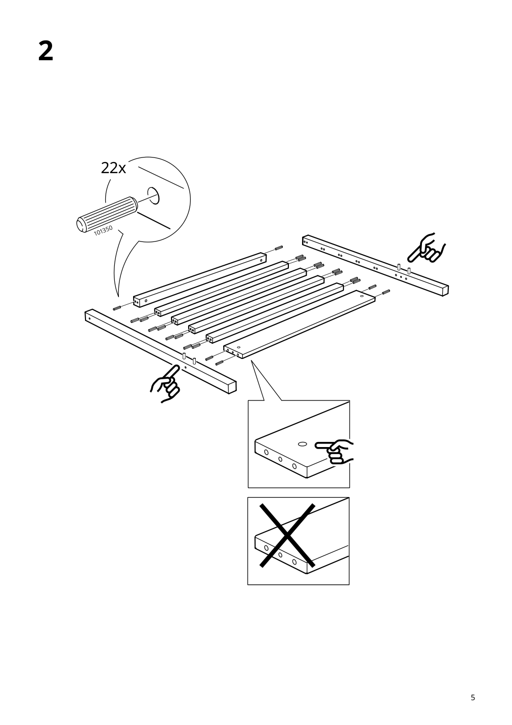 Assembly instructions for IKEA Tarva bed frame pine | Page 5 - IKEA TARVA bed frame 890.095.68