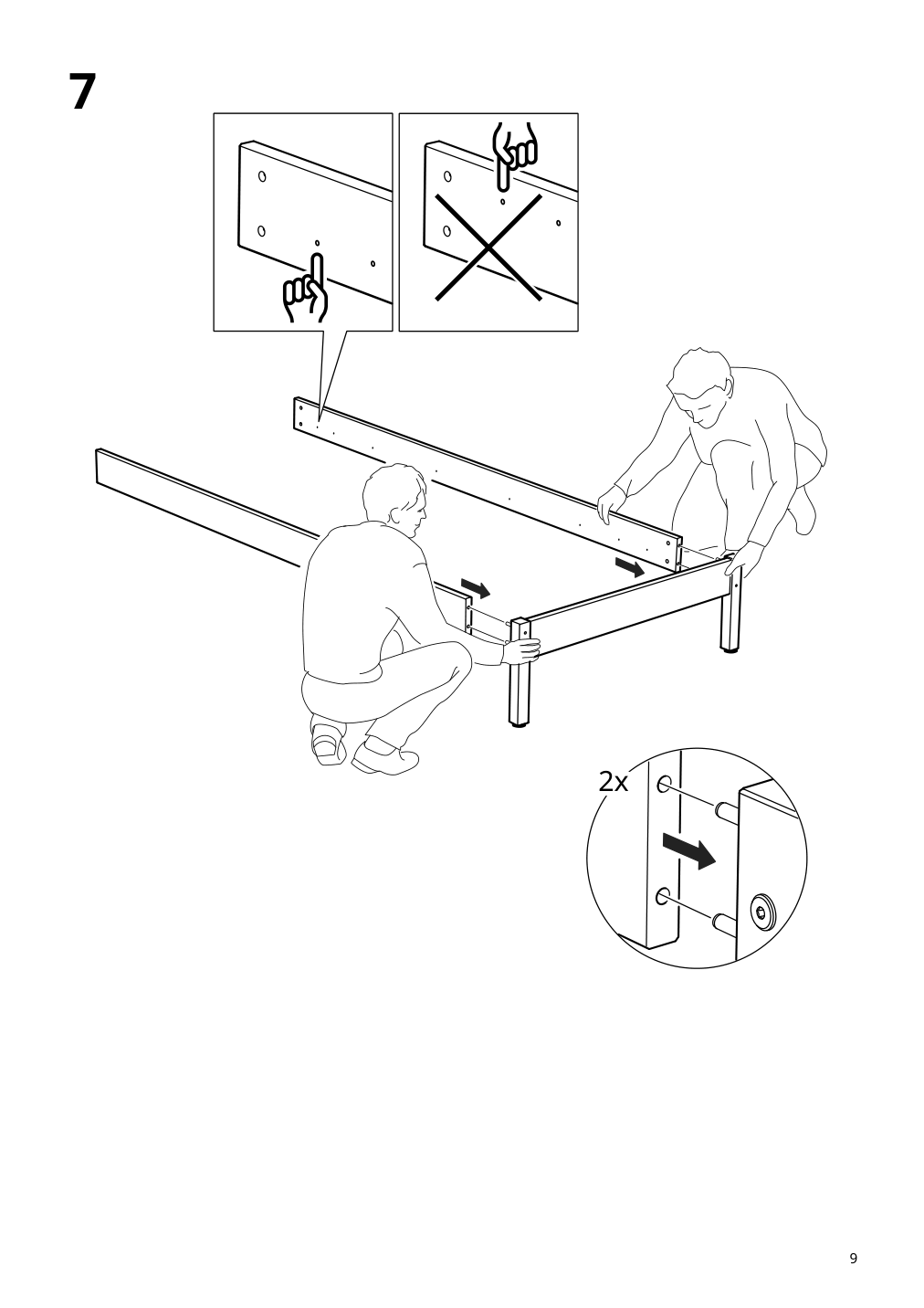 Assembly instructions for IKEA Tarva bed frame pine | Page 9 - IKEA TARVA bed frame 890.095.68