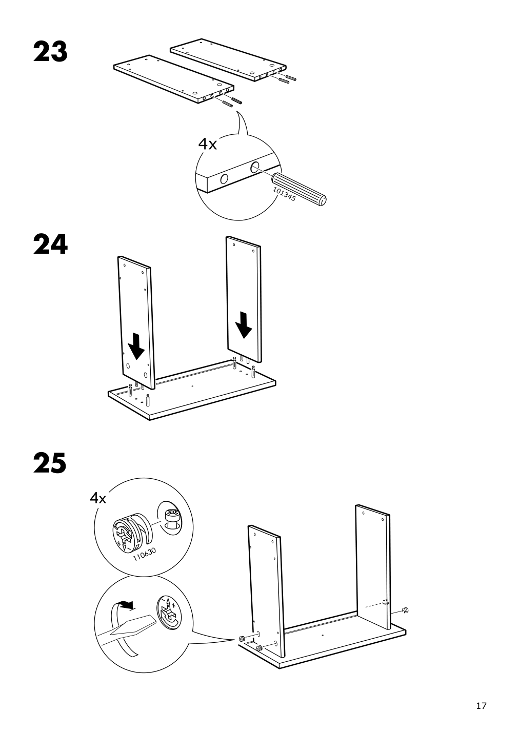 Assembly instructions for IKEA Tarva nightstand pine | Page 17 - IKEA TARVA nightstand 502.196.09