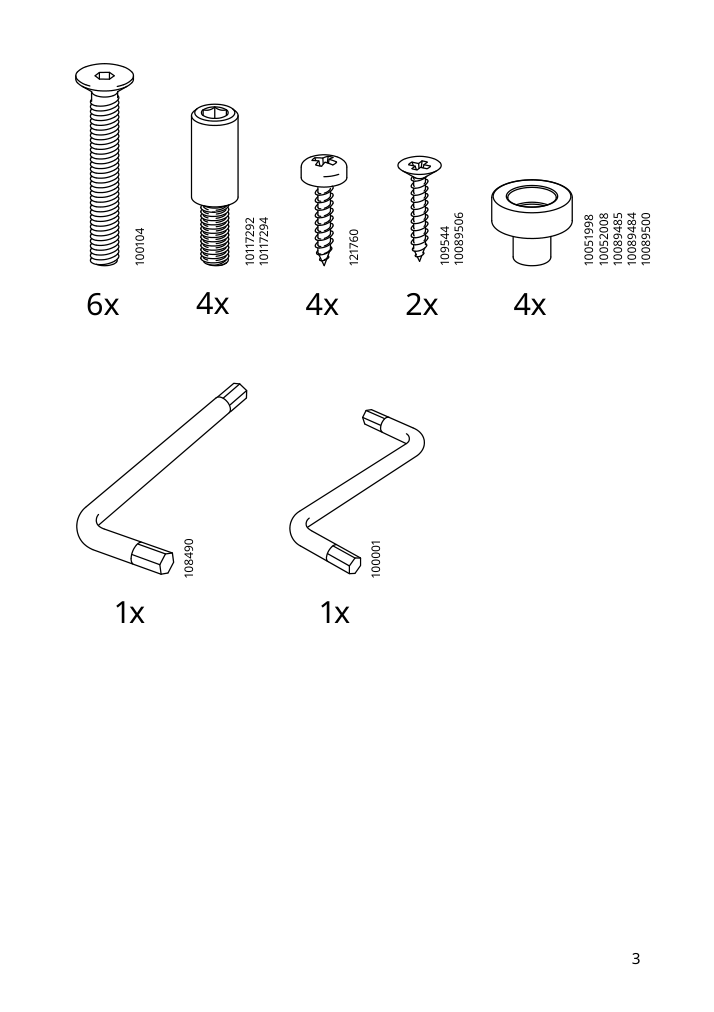 Assembly instructions for IKEA Teodores chair black | Page 3 - IKEA TEODORES chair 205.306.21