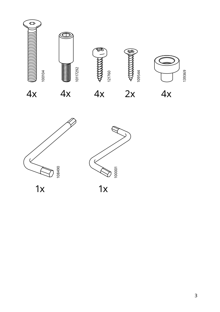 Assembly instructions for IKEA Teodores chair white | Page 3 - IKEA TEODORES chair 903.509.37