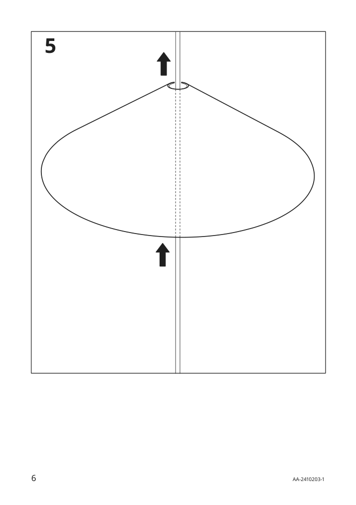 Assembly instructions for IKEA Tesammans pendant lamp shade multicolor | Page 6 - IKEA TESAMMANS pendant lamp shade 005.689.69