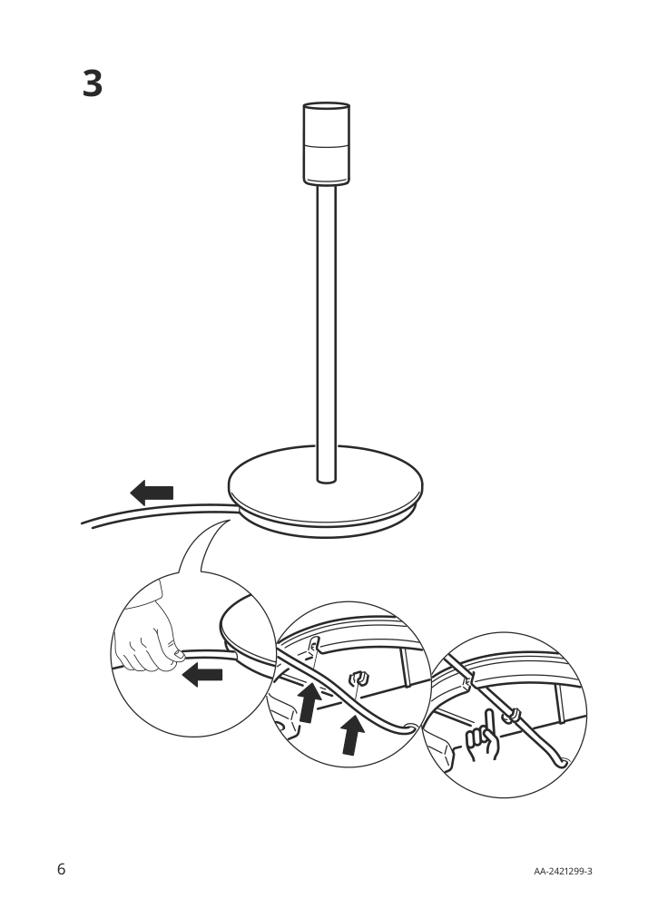 Assembly instructions for IKEA Tesammans table lamp base purple | Page 6 - IKEA TESAMMANS table lamp base 405.689.72