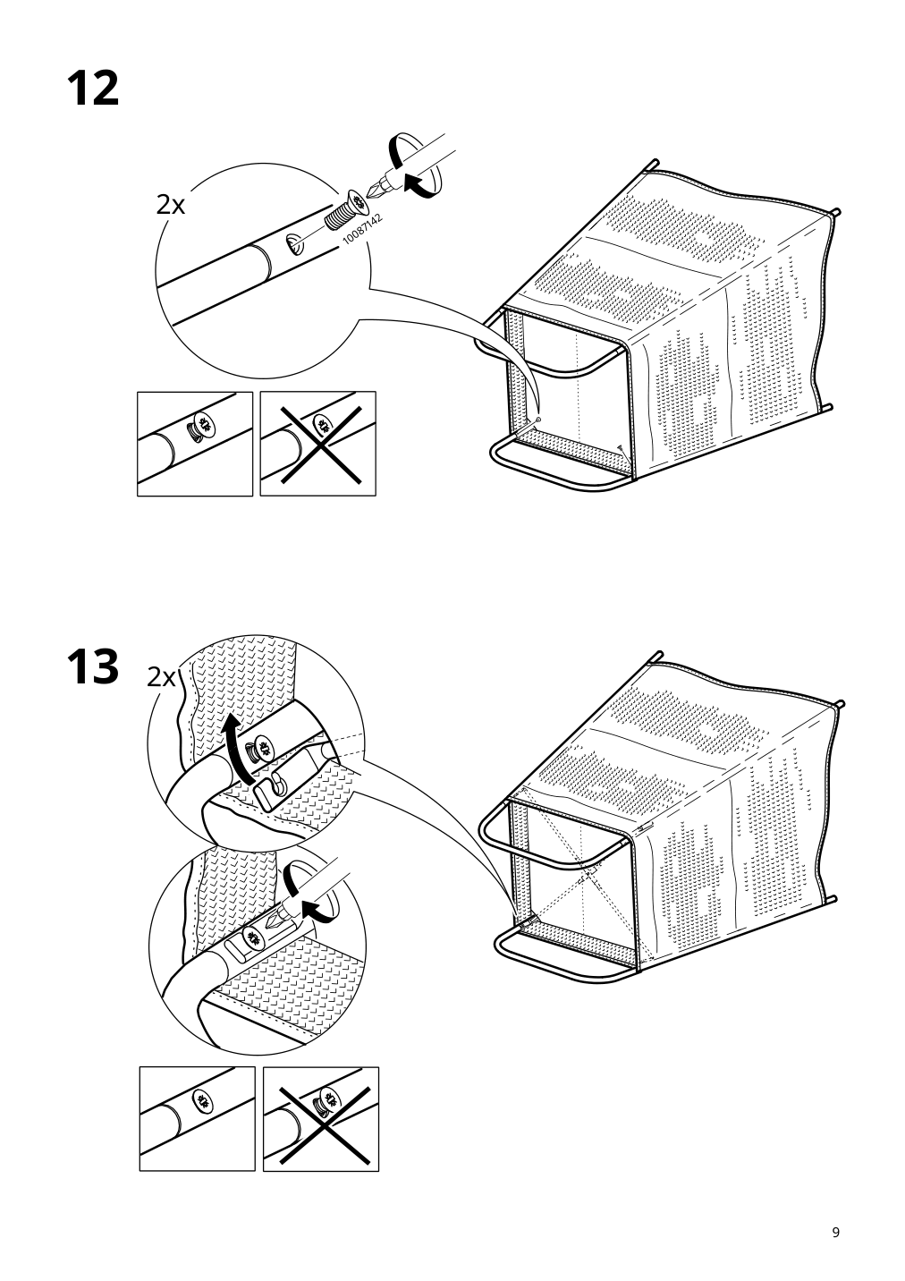 Assembly instructions for IKEA Tigerfink storage with compartments turquoise | Page 9 - IKEA TIGERFINK storage with compartments 805.124.69