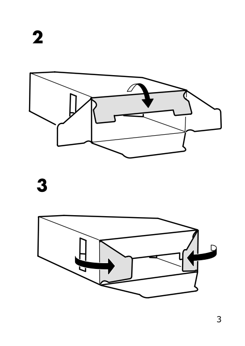 Assembly instructions for IKEA Tjena magazine file black | Page 3 - IKEA TJENA magazine file 003.954.74