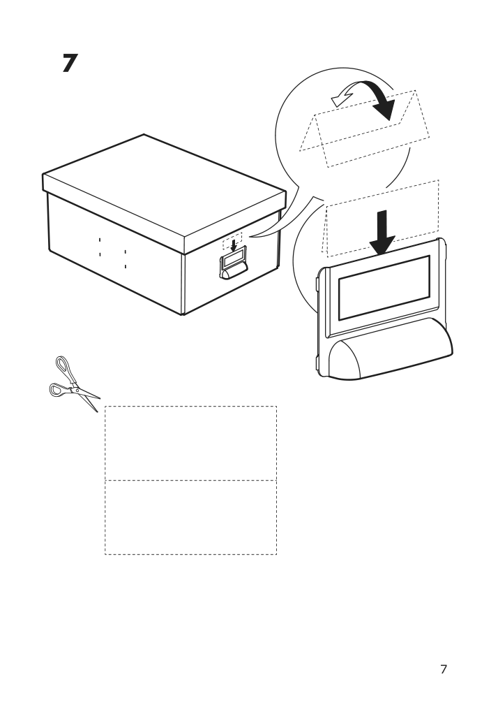 Assembly instructions for IKEA Tjog storage box with lid dark gray | Page 7 - IKEA TJOG storage box with lid 404.776.65