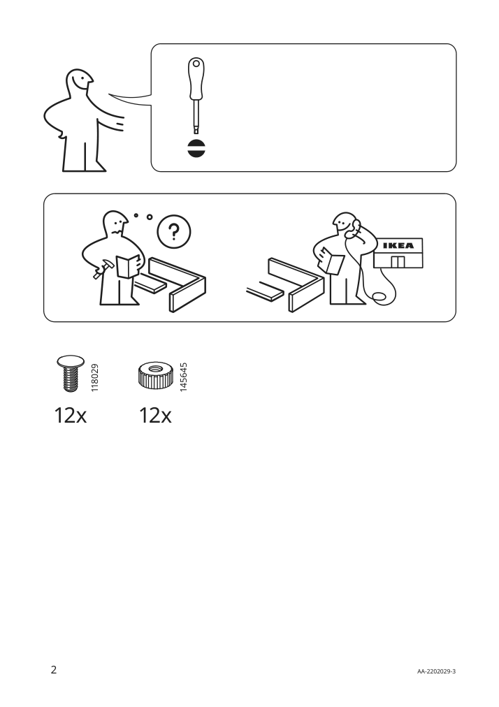 Assembly instructions for IKEA Tjog storage box with lid dark gray | Page 2 - IKEA TJOG storage box with lid 804.776.68