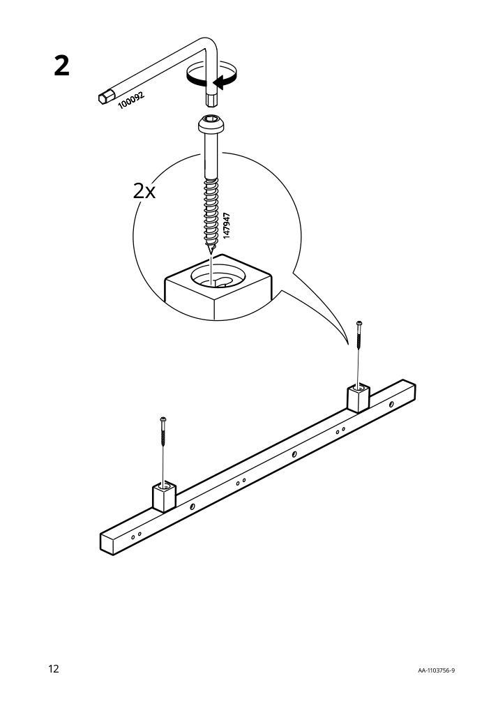 Assembly instructions for IKEA Tjusig hanger white | Page 12 - IKEA TJUSIG hanger 602.917.08