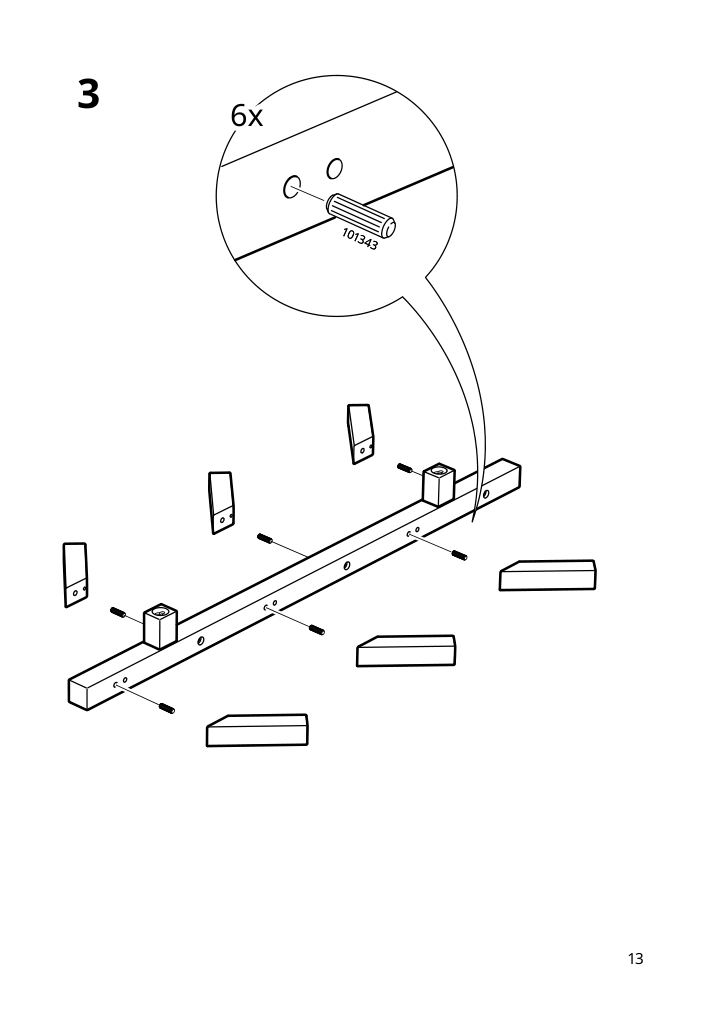 Assembly instructions for IKEA Tjusig hanger white | Page 13 - IKEA TJUSIG hanger 602.917.08