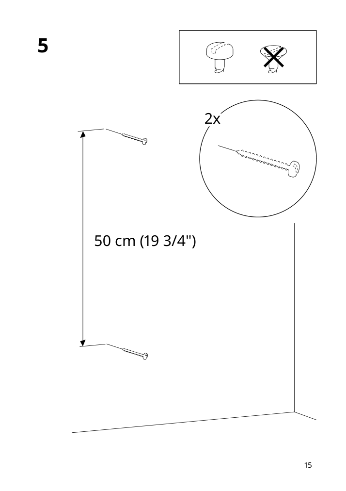 Assembly instructions for IKEA Tjusig hanger white | Page 15 - IKEA TJUSIG hanger 602.917.08