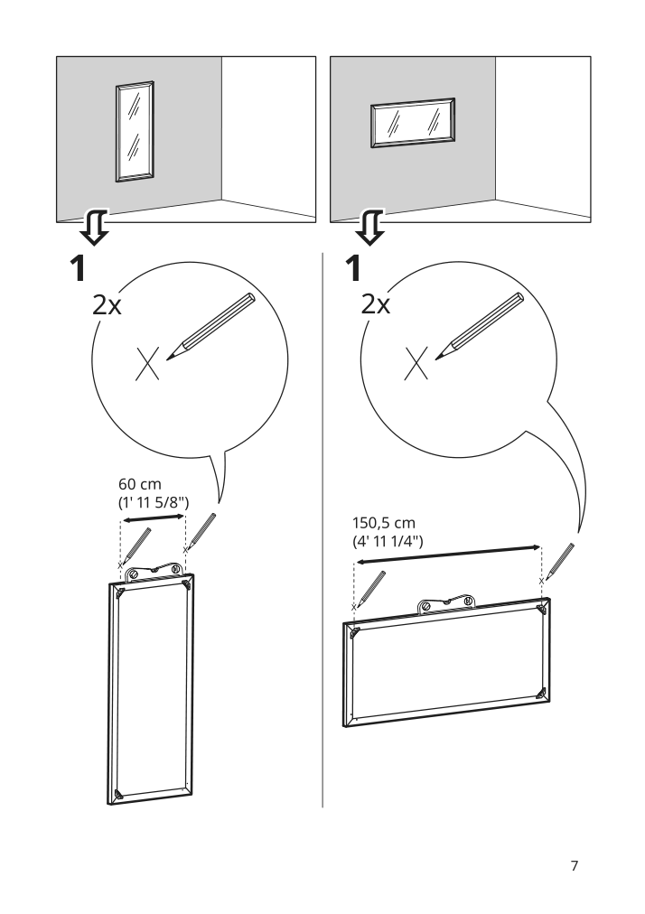 Assembly instructions for IKEA Toftbyn mirror black | Page 7 - IKEA HEMNES / RÄTTVIKEN bathroom furniture, set of 5 393.898.44