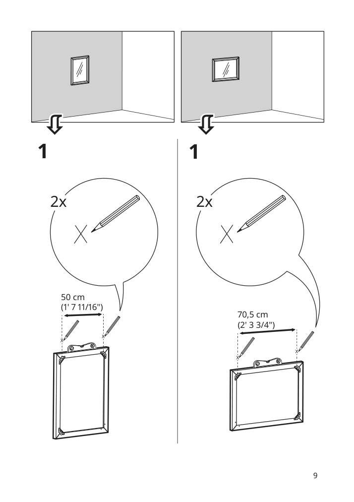 Assembly instructions for IKEA Toftbyn mirror black | Page 9 - IKEA HEMNES / RÄTTVIKEN bathroom furniture, set of 5 393.898.44