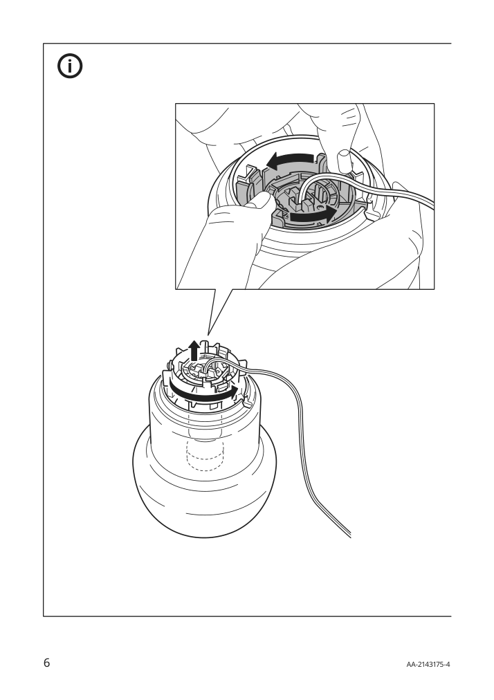 Assembly instructions for IKEA Tokabo table lamp glass opal | Page 6 - IKEA TOKABO table lamp 403.579.98