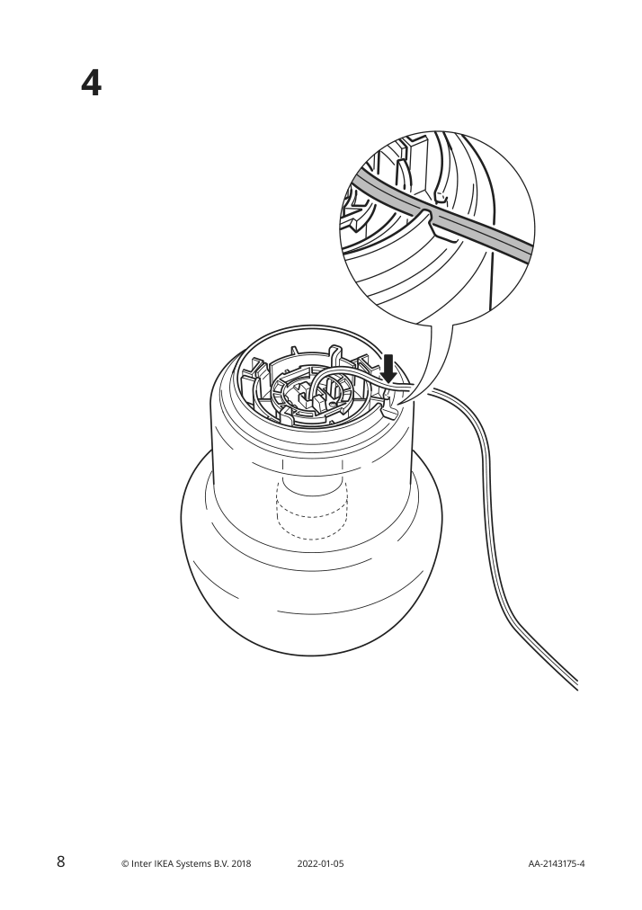 Assembly instructions for IKEA Tokabo table lamp glass opal | Page 8 - IKEA TOKABO table lamp 403.579.98