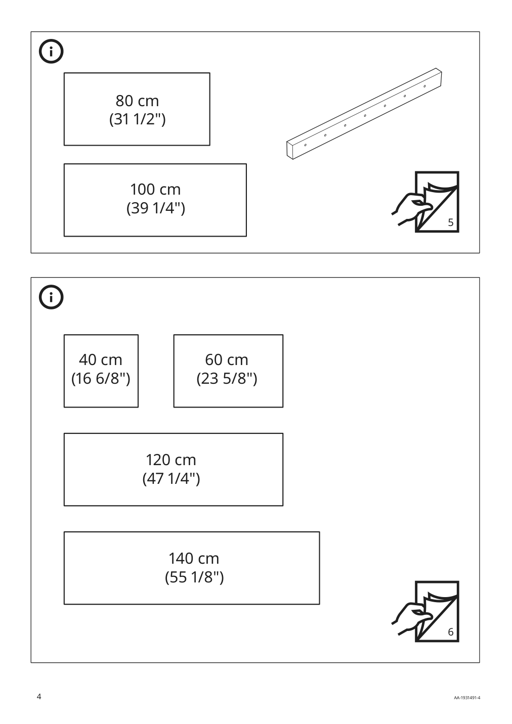 Assembly instructions for IKEA Tolken countertop bamboo | Page 4 - IKEA GODMORGON/TOLKEN / TÖRNVIKEN cabinet, countertop, 19 5/8" sink 593.087.62