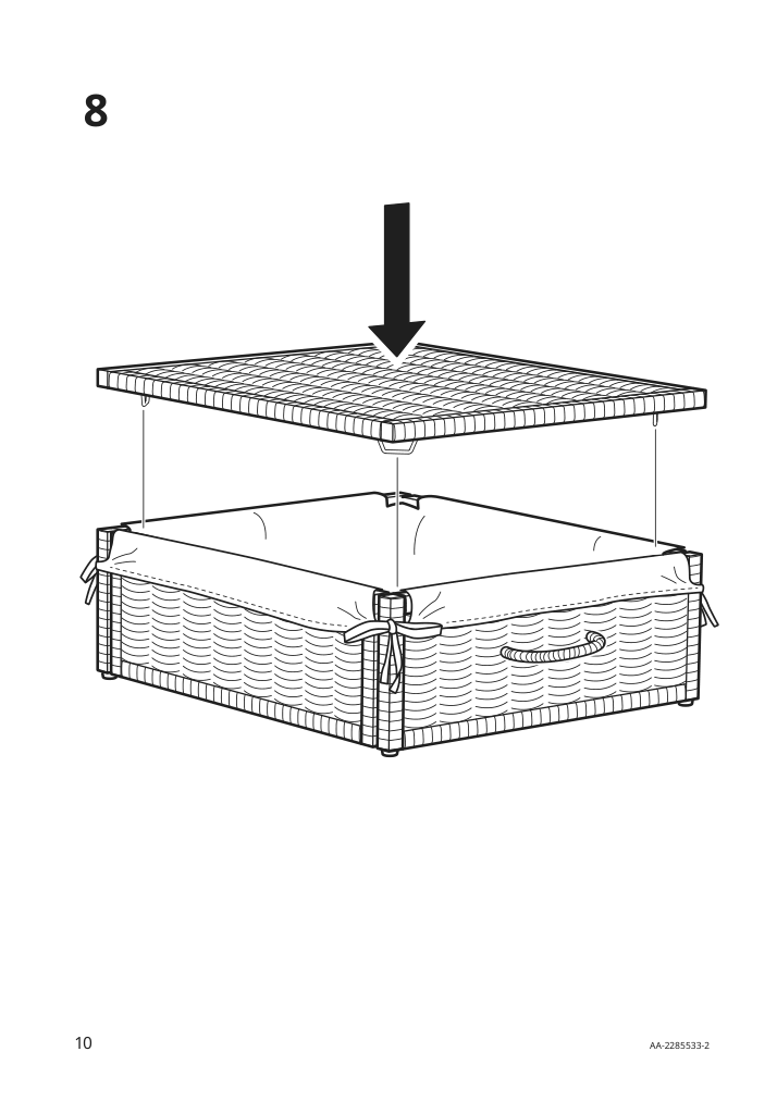 Assembly instructions for IKEA Tolkning basket handmade rattan | Page 10 - IKEA TOLKNING basket 105.126.51