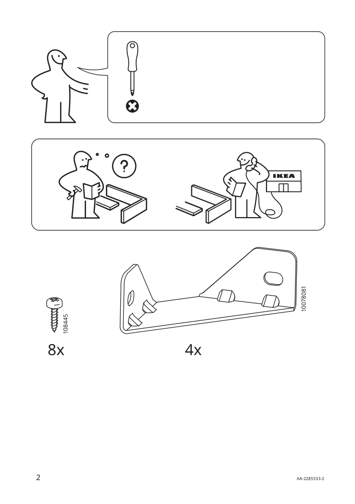 Assembly instructions for IKEA Tolkning basket handmade rattan | Page 2 - IKEA TOLKNING basket 105.126.51