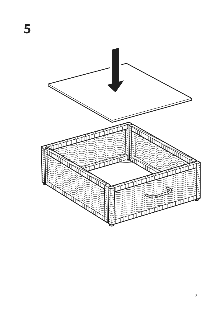 Assembly instructions for IKEA Tolkning basket handmade rattan | Page 7 - IKEA TOLKNING basket 105.126.51