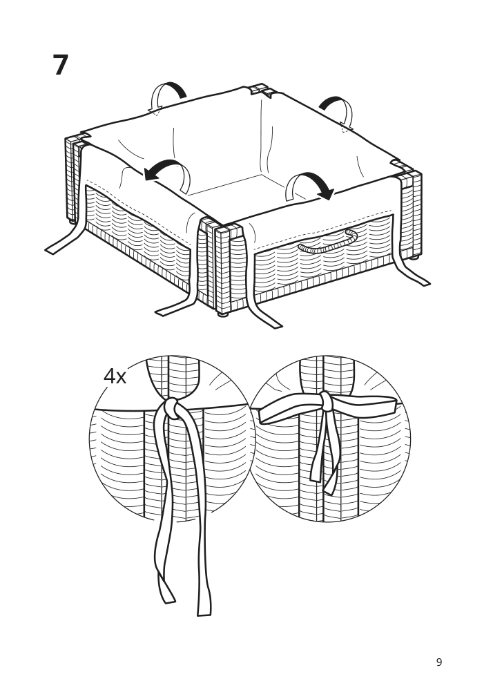 Assembly instructions for IKEA Tolkning basket handmade rattan | Page 9 - IKEA TOLKNING basket 105.126.51