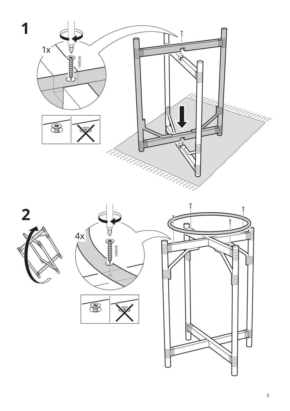 Assembly instructions for IKEA Tolkning nightstand handmade | Page 3 - IKEA TOLKNING nightstand 205.126.60