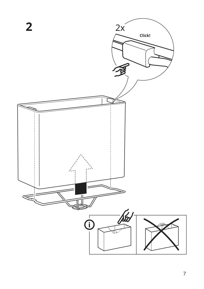 Assembly instructions for IKEA Tomelilla floor lamp nickel plated white | Page 7 - IKEA TOMELILLA floor lamp 304.640.41