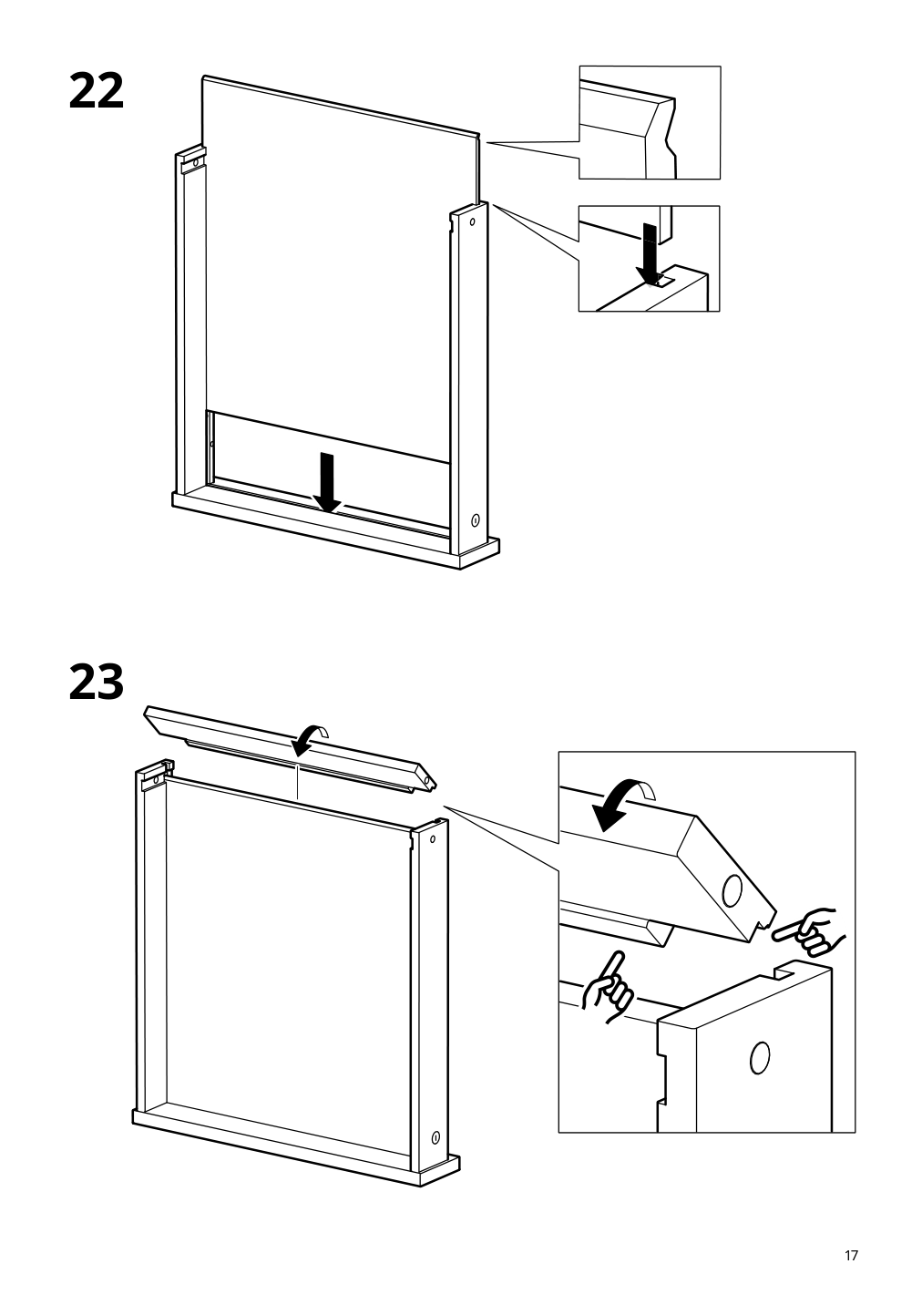 Assembly instructions for IKEA Tonstad desk off white | Page 17 - IKEA TONSTAD desk 305.382.02