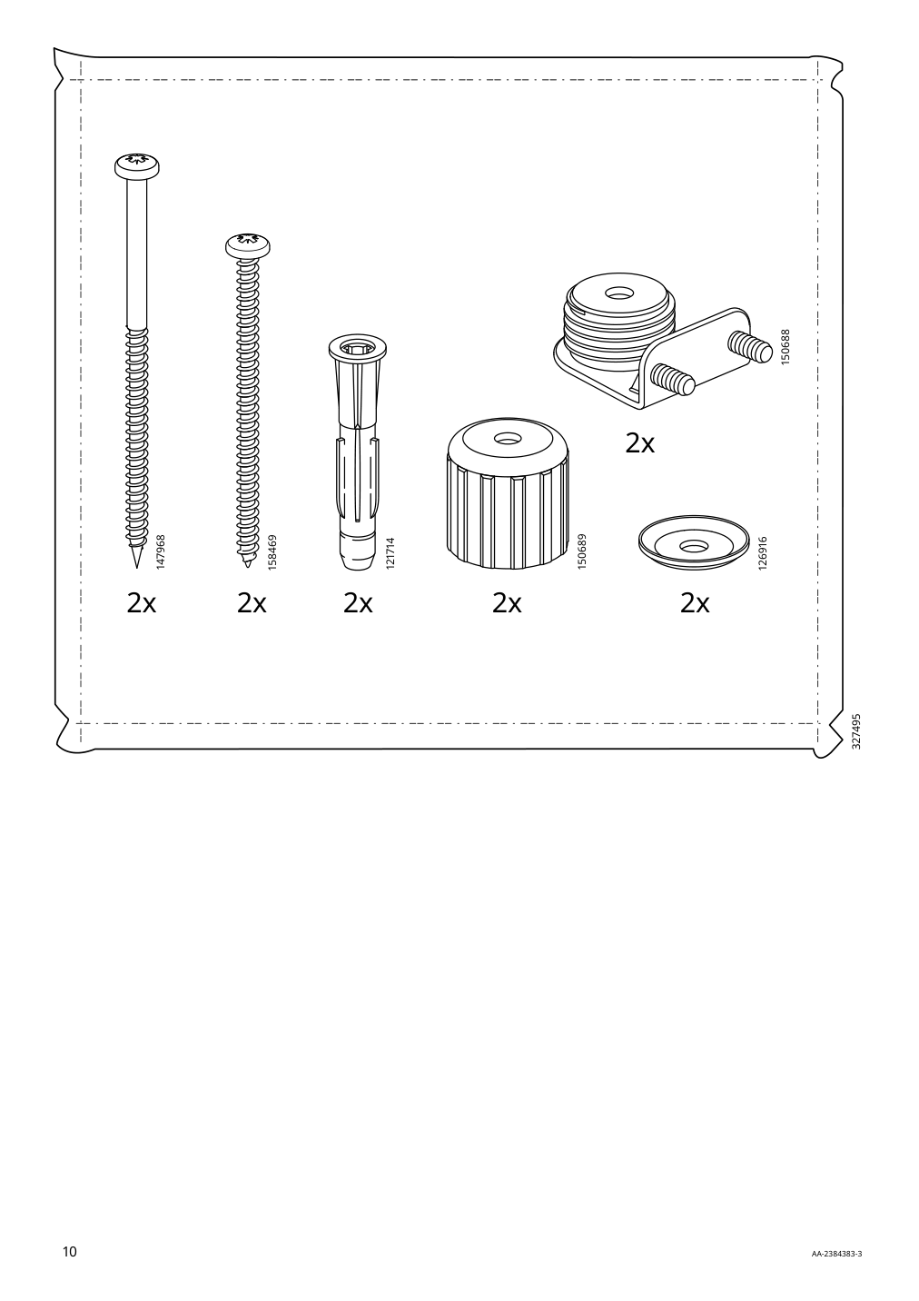 Assembly instructions for IKEA Tonstad shelving unit off white | Page 10 - IKEA TONSTAD storage combination 195.717.64