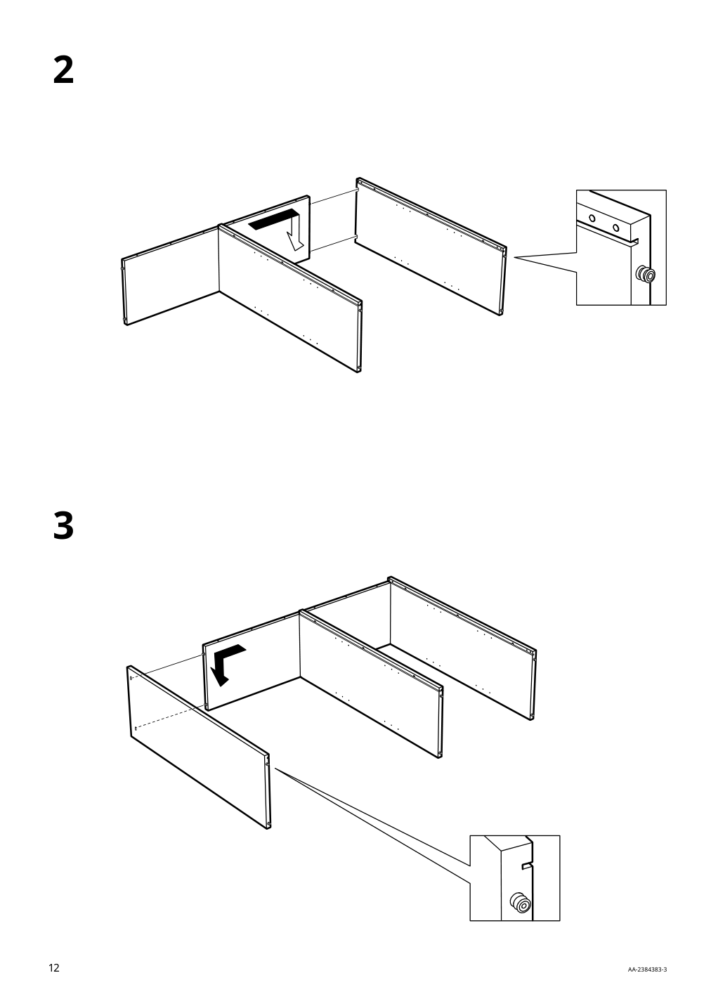 Assembly instructions for IKEA Tonstad shelving unit off white | Page 12 - IKEA TONSTAD storage combination 195.717.64