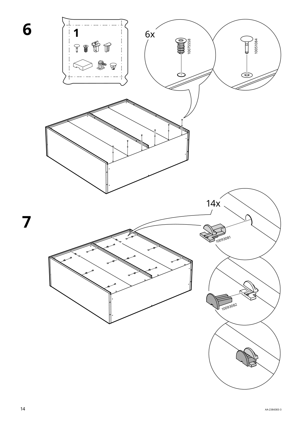 Assembly instructions for IKEA Tonstad shelving unit off white | Page 14 - IKEA TONSTAD storage combination 195.717.64