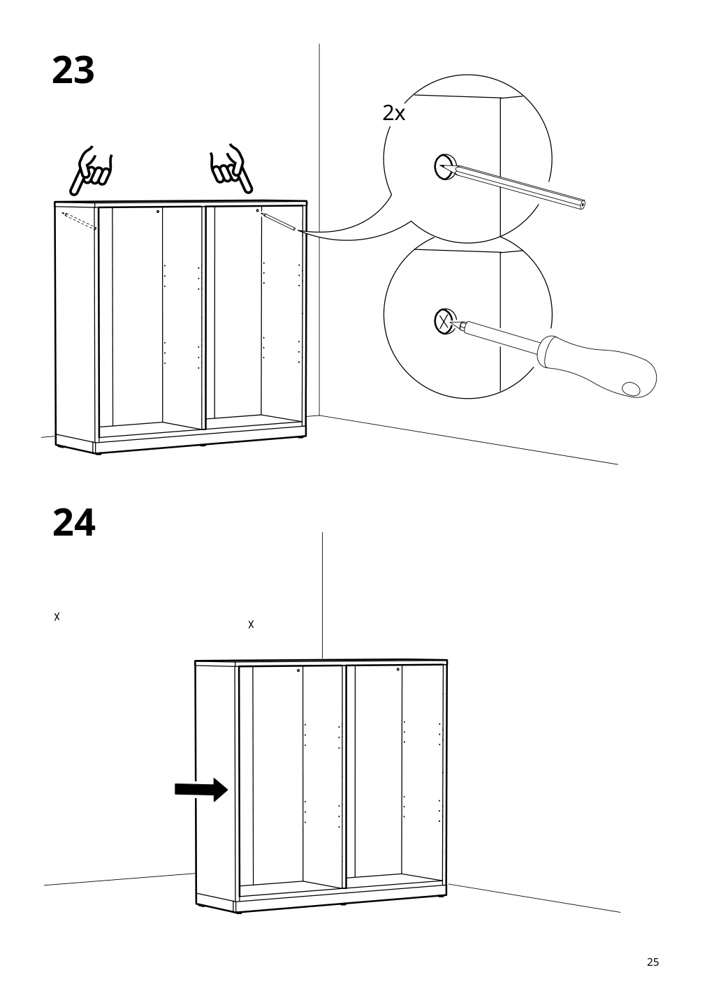 Assembly instructions for IKEA Tonstad shelving unit off white | Page 25 - IKEA TONSTAD storage combination 195.717.64