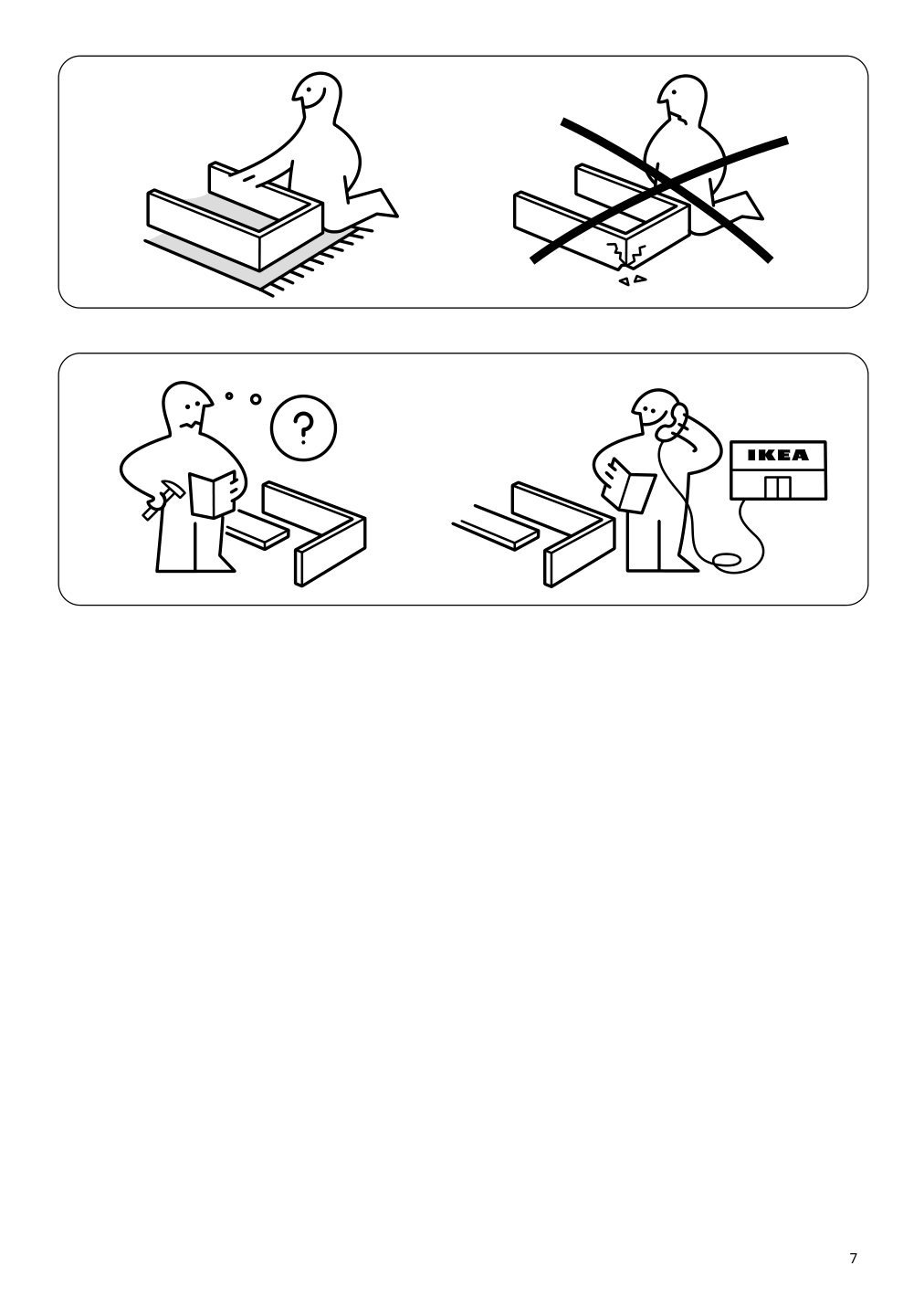 Assembly instructions for IKEA Tonstad shelving unit off white | Page 7 - IKEA TONSTAD storage combination 195.717.64