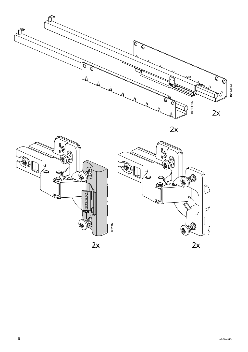 Assembly instructions for IKEA Tonstad sideboard off white | Page 6 - IKEA TONSTAD storage combination 195.717.64