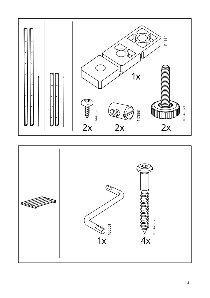 Assembly instructions for IKEA Tordh post outdoor brown stained | Page 13 - IKEA TORDH shelving unit, outdoor 693.164.98