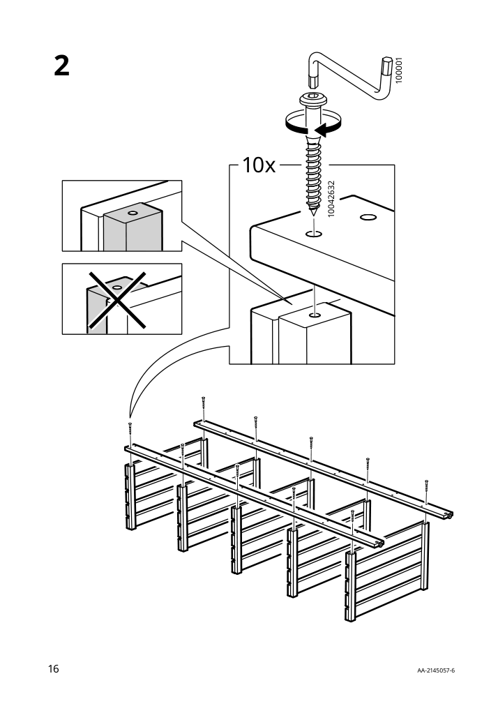 Assembly instructions for IKEA Tordh post outdoor brown stained | Page 16 - IKEA TORDH post, outdoor 204.309.14