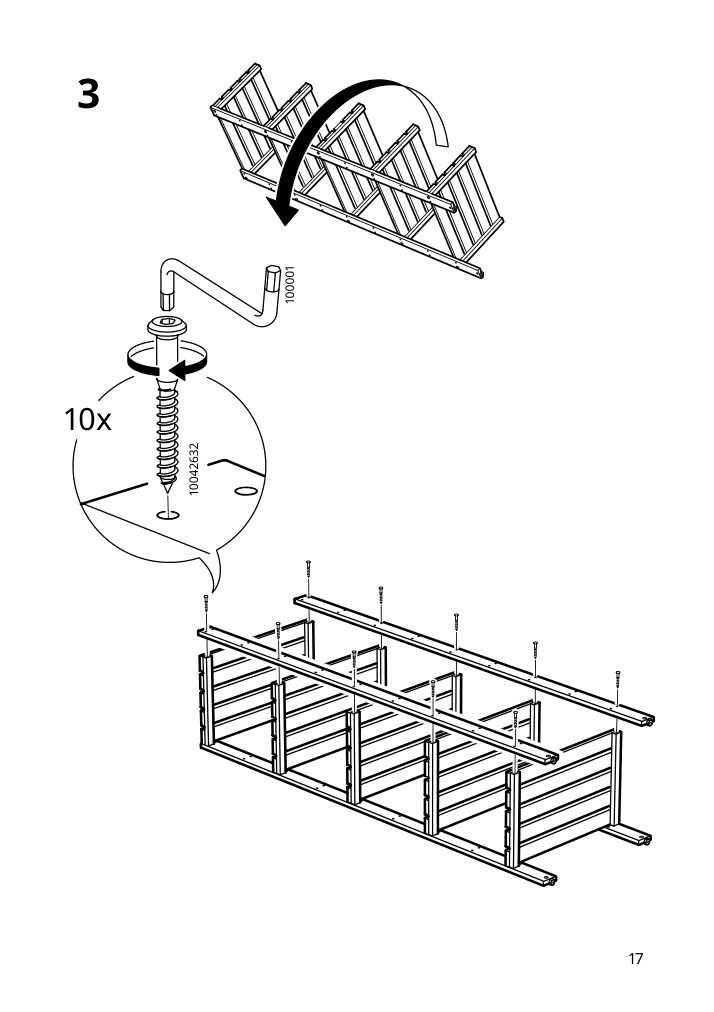 Assembly instructions for IKEA Tordh post outdoor brown stained | Page 17 - IKEA TORDH post, outdoor 704.309.16