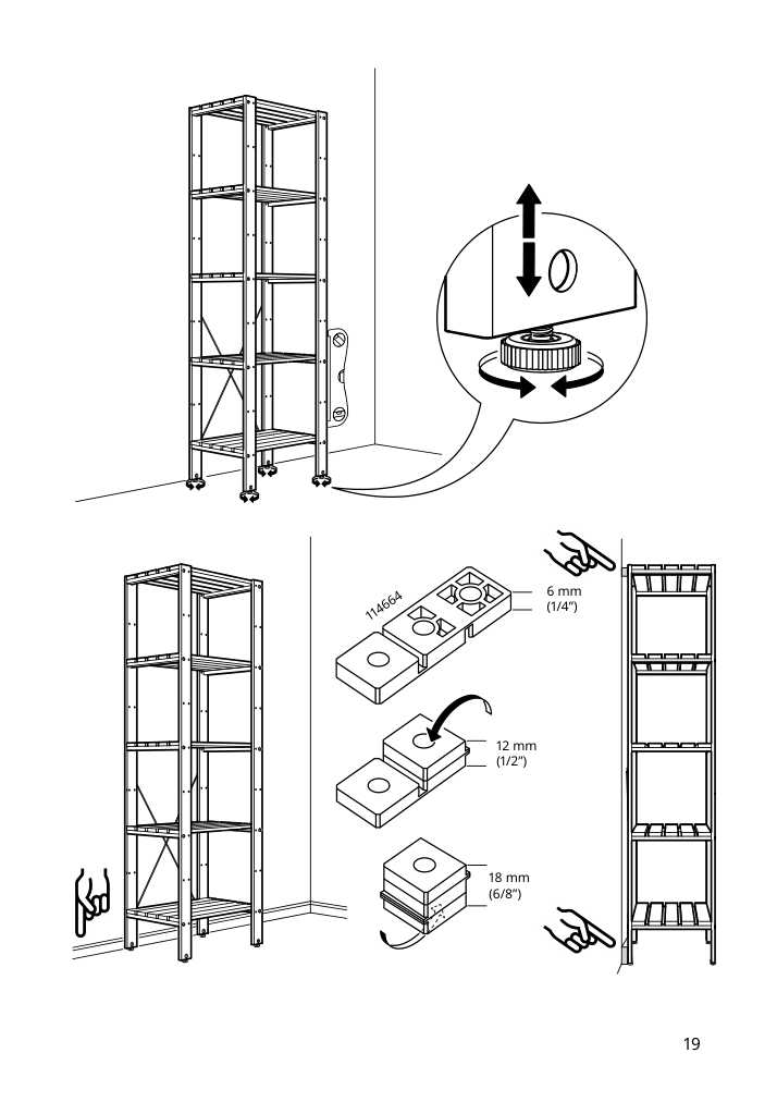 Assembly instructions for IKEA Tordh post outdoor brown stained | Page 19 - IKEA TORDH shelving unit, outdoor 393.164.14