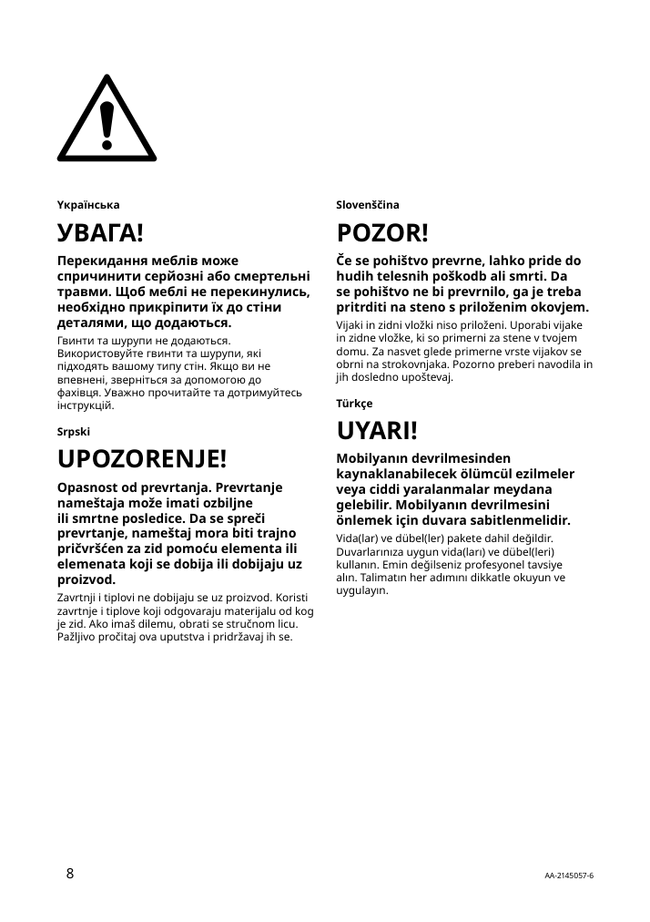 Assembly instructions for IKEA Tordh post outdoor brown stained | Page 8 - IKEA TORDH shelving unit, outdoor 393.164.14