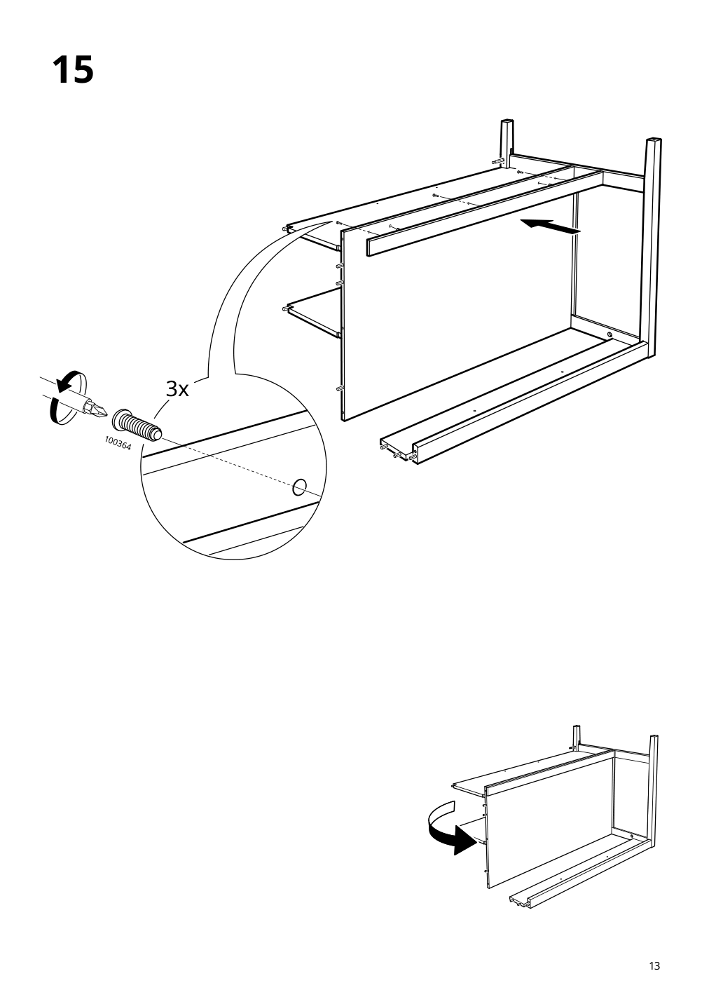 Assembly instructions for IKEA Tornviken kitchen island off white oak | Page 13 - IKEA TORNVIKEN kitchen island 403.916.57