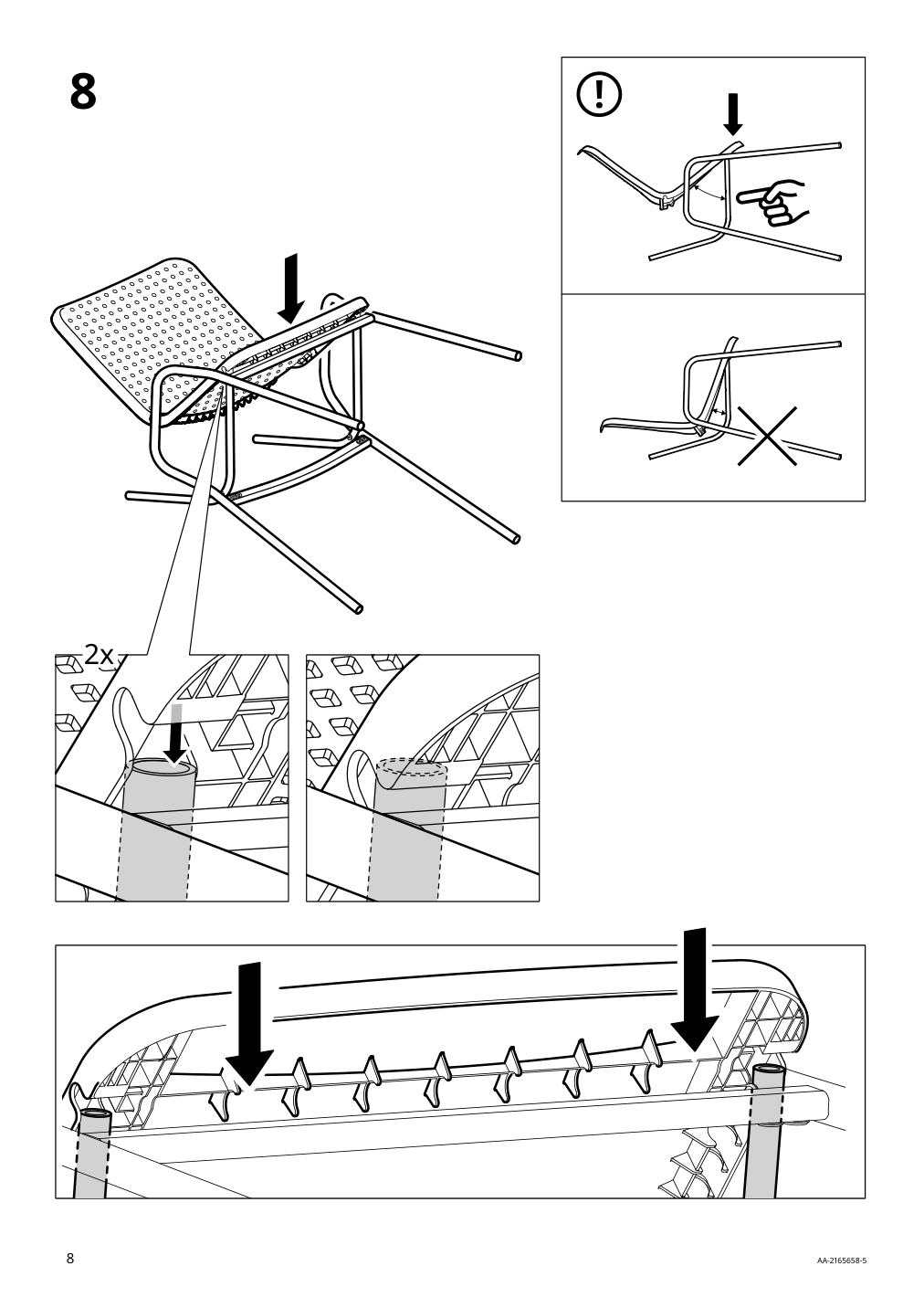 Assembly instructions for IKEA Torparoe armchair in outdoor white gray | Page 8 - IKEA TORPARÖ table and 4 armchairs, outdoor 094.948.65