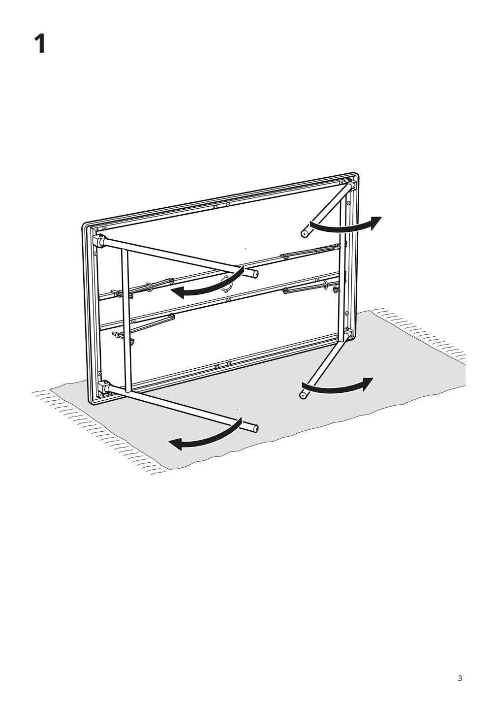 Assembly instructions for IKEA Torparoe table outdoor white foldable | Page 3 - IKEA TORPARÖ table and 4 armchairs, outdoor 094.948.65