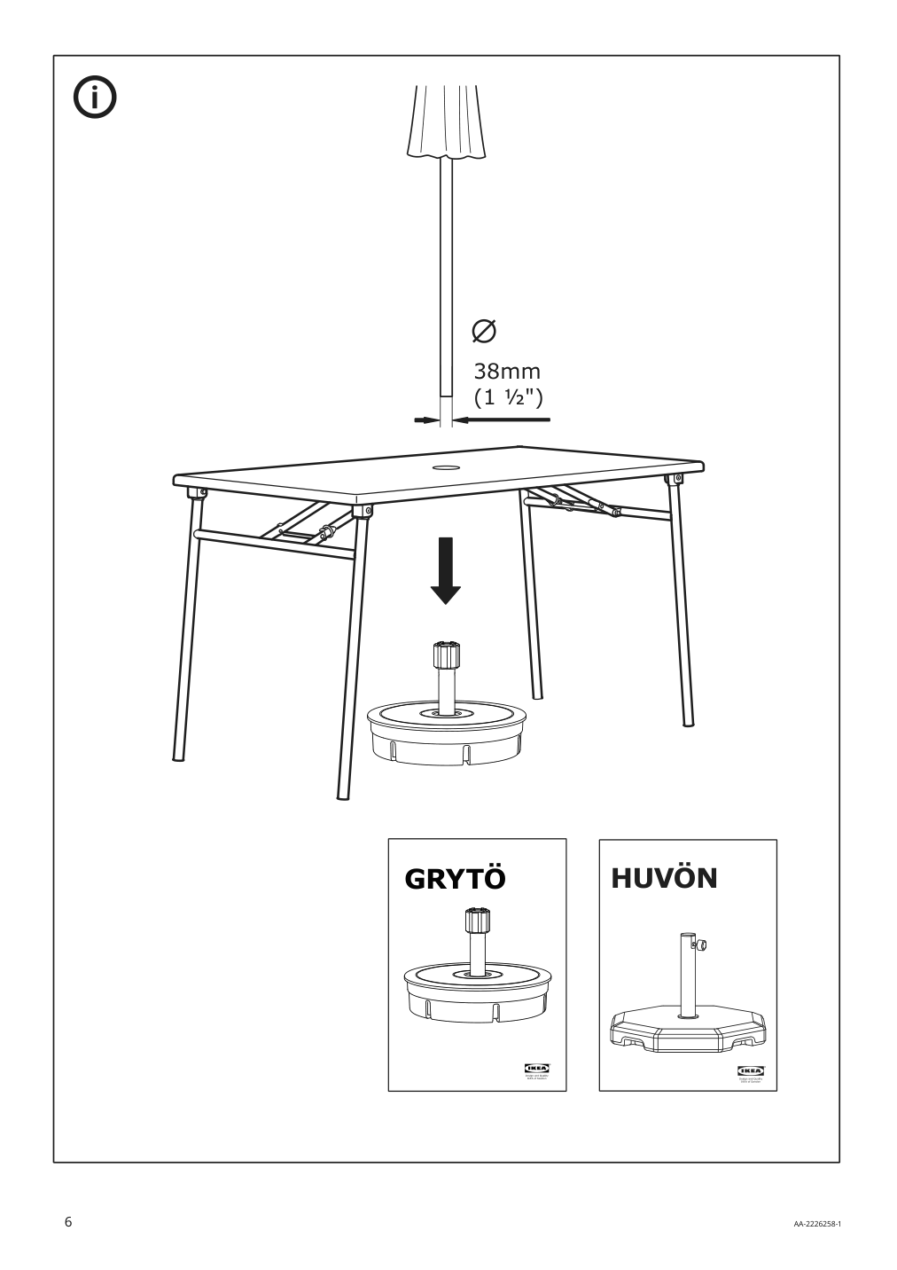 Assembly instructions for IKEA Torparoe table outdoor white foldable | Page 6 - IKEA TORPARÖ table and 4 armchairs, outdoor 094.948.65