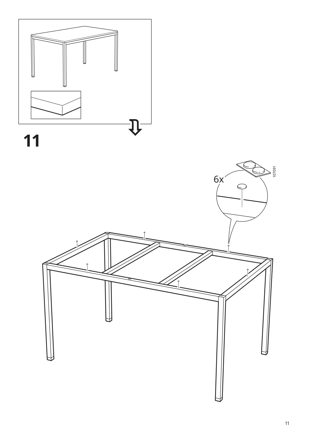 Assembly instructions for IKEA Torsby underframe chrome plated | Page 11 - IKEA TORSBY / TOBIAS table and 4 chairs 594.992.81