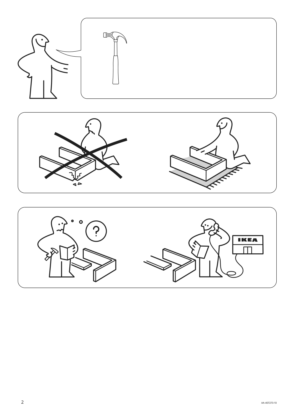 Assembly instructions for IKEA Torsby underframe chrome plated | Page 2 - IKEA TORSBY / TOBIAS table and 4 chairs 594.992.81