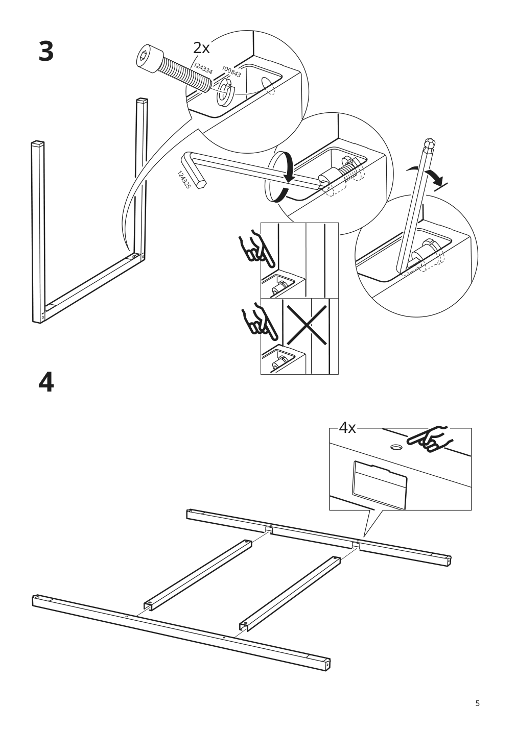 Assembly instructions for IKEA Torsby underframe chrome plated | Page 5 - IKEA TORSBY / TOBIAS table and 4 chairs 594.992.81