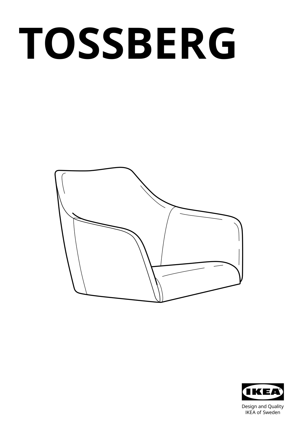 Assembly instructions for IKEA Tossberg seat shell gunnared beige | Page 1 - IKEA TOSSBERG / MALSKÄR swivel chair 095.082.21