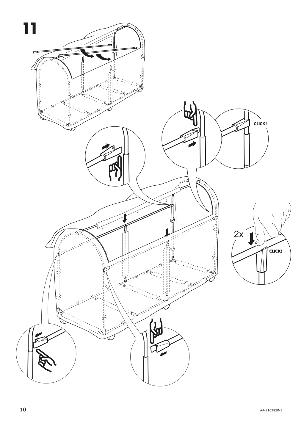 Assembly instructions for IKEA Tosteroe storage box outdoor black | Page 10 - IKEA TOSTERÖ storage box, outdoor 104.114.40